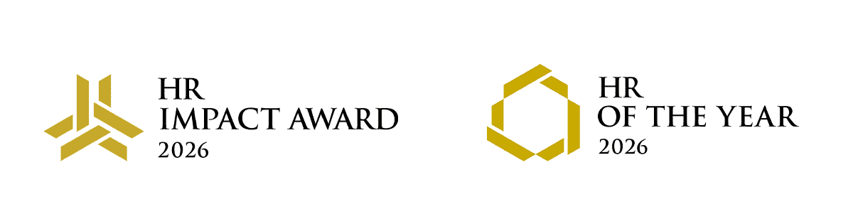 「HR OF THE YEAR 2026」「HR IMPACT AWARD 2026」ロゴ